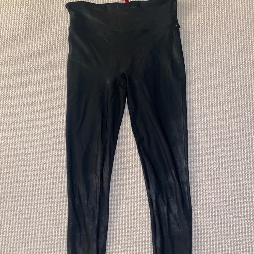 Spanx faux leather leggings